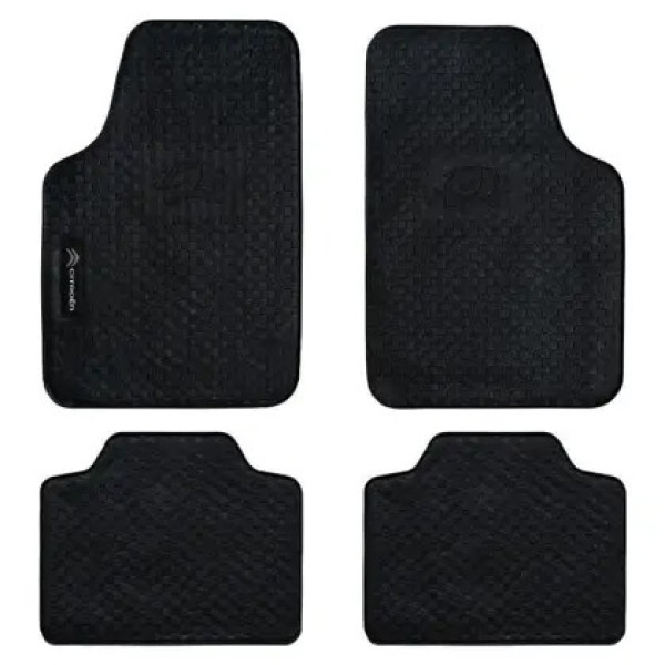 Tapete Automotivo Citroen Universal E6488 4 Peças Preto Ecotap