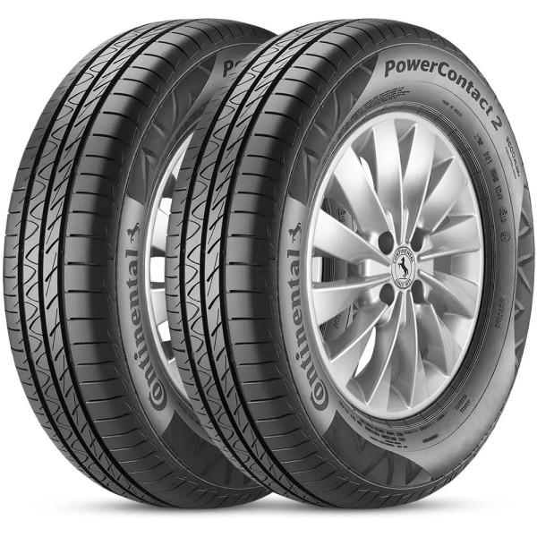 Kit 2 Pneu Continental Aro 14 175/70r14 84T Powercontact 2 Kit 2 Pneu Continental Aro 14 175/70r14 84T Powercontact 2