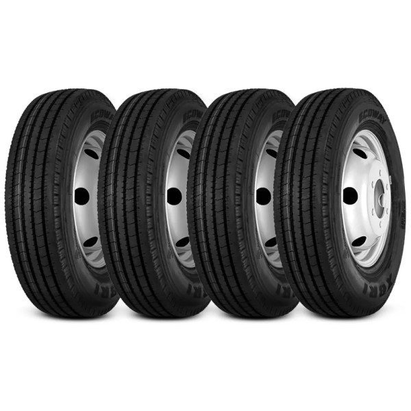 Kit 4 Pneu Xbri Aro 17.5 215/75r17.5 135/133J 16PR Ecoway Liso Rodoviário Kit 4 Pneu Xbri Aro 17.5 215/75r17.5 135/133J 16PR Ecoway Liso Rodoviário