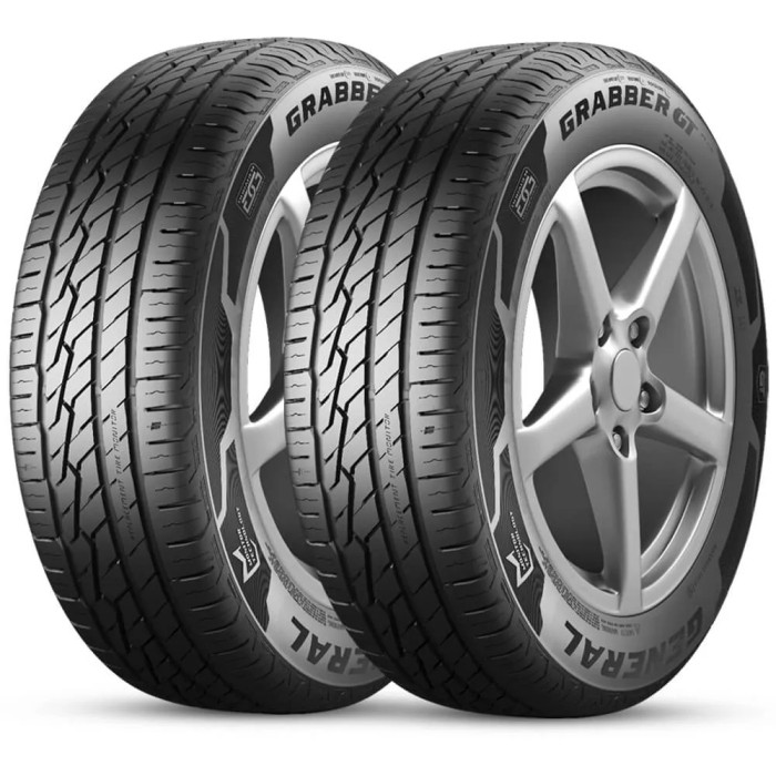 Kit 2 Pneu General by Continental Aro 16 235/60r16 100H TL FR Grabber GT Plus