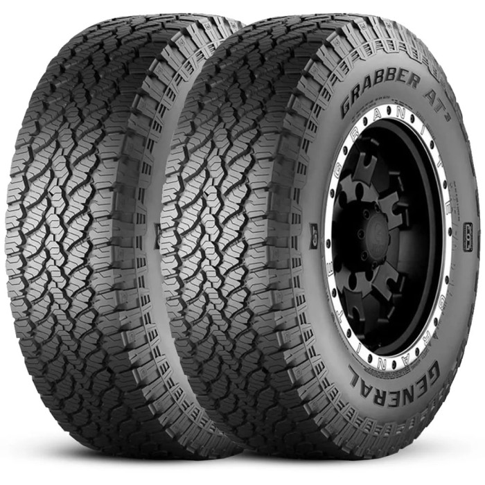 Kit 2 Pneu General by Continental Aro 16 205/60R16 92H FR GRABBER AT3 Kit 2 Pneu General by Continental Aro 16 205/60R16 92H FR GRABBER AT3