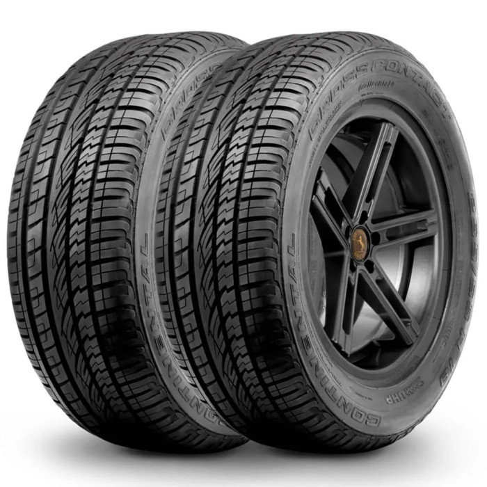 Kit 2 Pneu Continental Aro 19 235/55r19 105w Cross Contact Uhp Kit 2 Pneu Continental Aro 19 235/55r19 105w Cross Contact Uhp