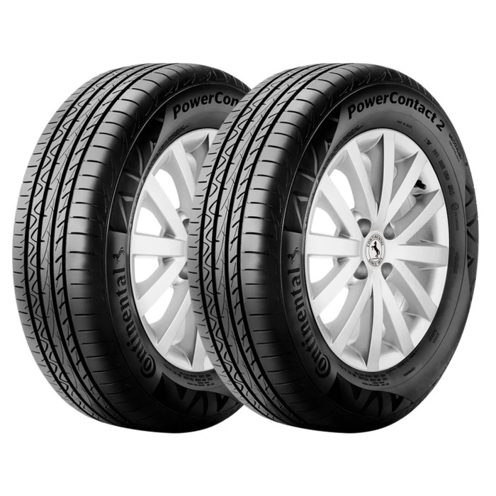 Kit 2 Pneus Continental 205/55 R16 91V Powercontact 2 Kit 2 Pneus Continental 205/55 R16 91V Powercontact 2