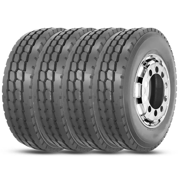 Kit 4 Pneu Aro 22.5 275/80r22.5 Linglong 18PR TL MA40A 149/146K