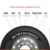 Kit 2 Pneu Durable Aro 22.5 295/80r22.5 152/149M 18PR TL Dr919 Kit 2 Pneu Durable Aro 22.5 295/80r22.5 152/149M 18PR TL Dr919