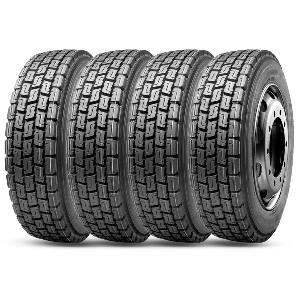 Kit 4 Pneu Xbri Aro 22.5 275/80r22.5 149/146L 18PR TL Robusto B4
