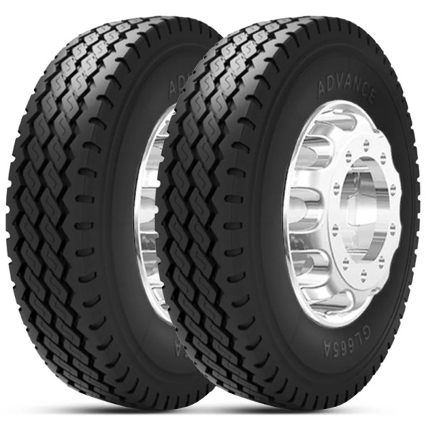 Kit 2 Pneu Advance Aro 22.5 275/80r22.5 149/146L TL Gl665A