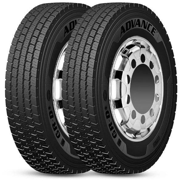 Kit 2 Pneu Advance Aro 22.5 275/80r22.5 149/146L 16PR Tl GR-D1