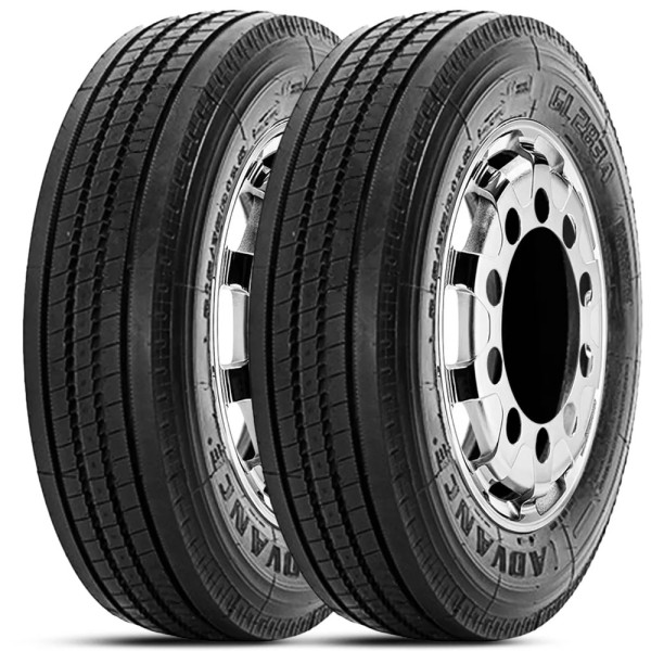 Kit 2 Pneu Advance Aro 22.5 275/70r22.5 148/145M 18PR TL GL283A