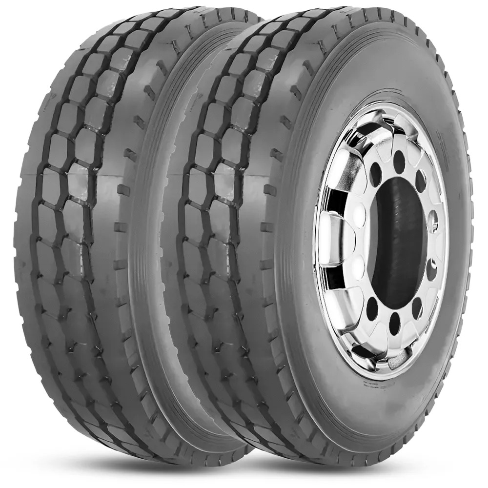 Kit 2 Pneu Aro 22.5 275/80r22.5 Linglong 18PR TL MA40A 149/146K Kit 2 Pneu Aro 22.5 275/80r22.5 Linglong 18PR TL MA40A 149/146K
