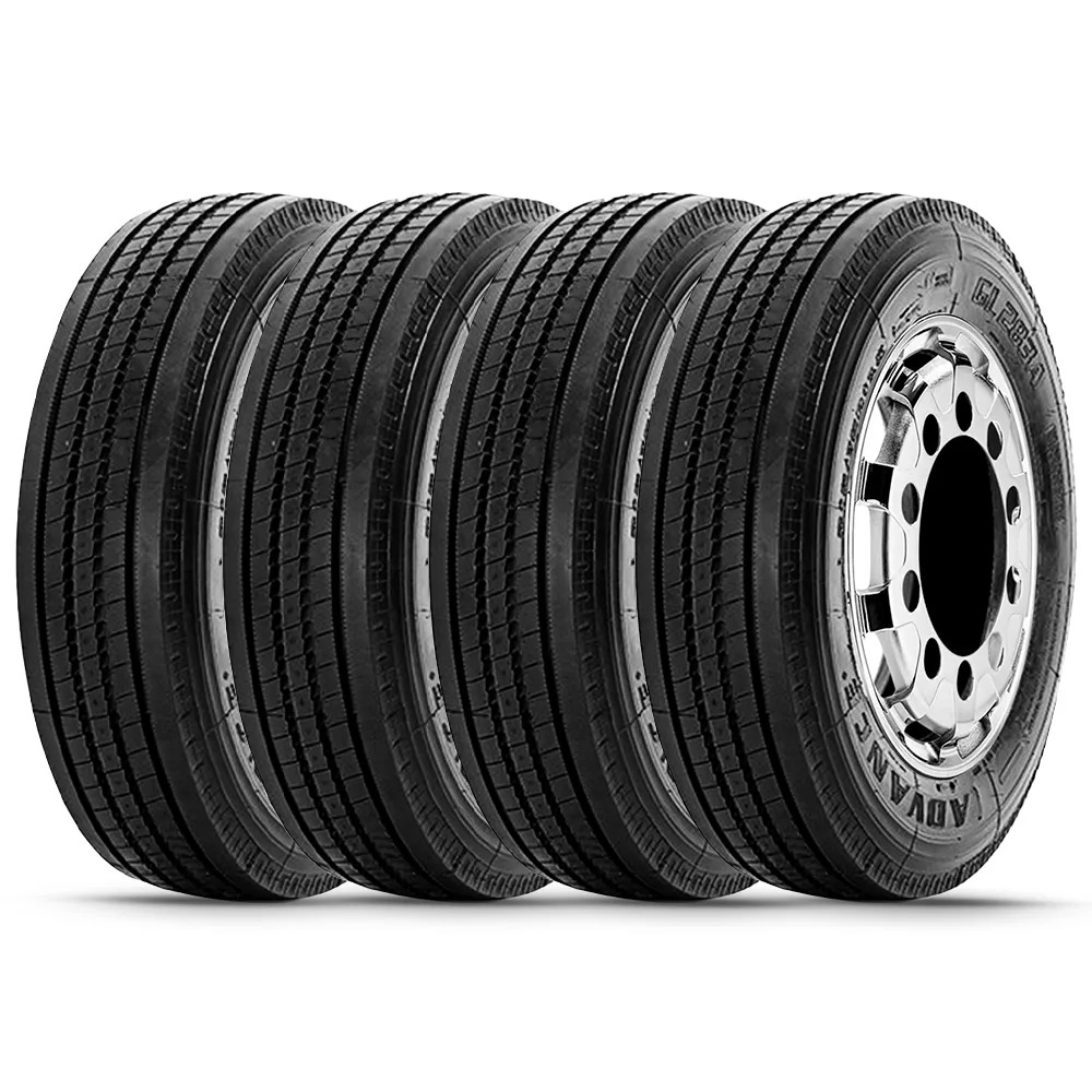 Kit 4 Pneu Advance Aro 22.5 275/70r22.5 148/145M 18PR TL GL283A Kit 4 Pneu Advance Aro 22.5 275/70r22.5 148/145M 18PR TL GL283A